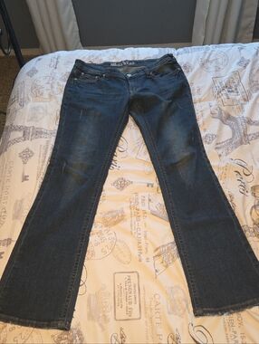 Machine Women's Dark Blue Bootcut Jeans